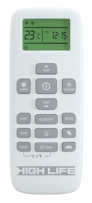 HIGH LIFE Инверторные сплит-системы серии COMFORT CLASS Inverter ACHL-07CC-I-CHDV02S 