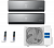 Мульти сплит-система на 2 комнаты Haier Lightera Super Match 2U40S2SM1FA/AS09NS6ERA-B /AS12NS6ERA-B с установкой